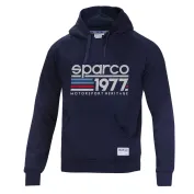 Fuori tutto - Felpa con cappuccio da lavoro Sparco Hoodie 1977 - 01320 Taglia S Colore Nero