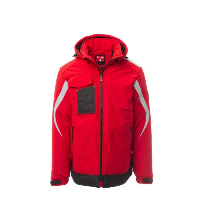 Fuori tutto - Giacca da lavoro multitasche Softshell Payper Wonder Pad AY 7274 Taglia L Colore Rosso