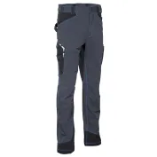 Fuori tutto - Pantaloni da Lavoro Multitasche Stretch Cofra Hagfors V592-0-02 Taglia 46 Colore Antracite Nero