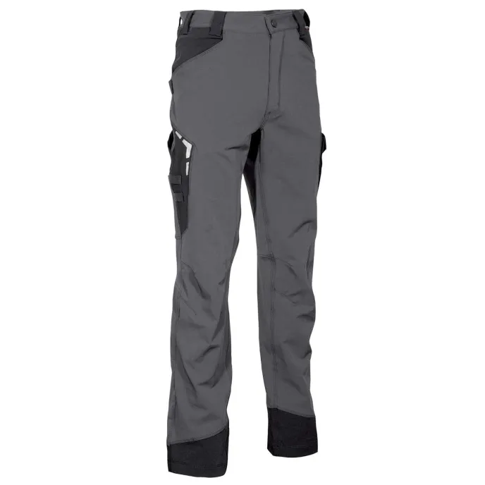 Fuori tutto - Pantaloni da Lavoro Multitasche Stretch Cofra Hagfors V592-0-02 Taglia 46 Colore Antracite Nero