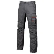 Fuori tutto - Pantaloni da Lavoro Multitasche U-Power Grin HY107DB colore grey meteorite taglia 56