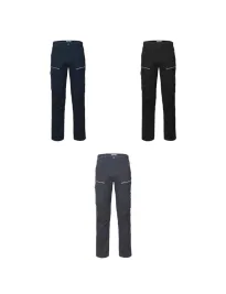Fuori tutto - Pantaloni da Lavoro Stretch Multitasche da Donna Invernali Rossini R-Stretch Lady A80706 Taglia S Colore Blu Navy