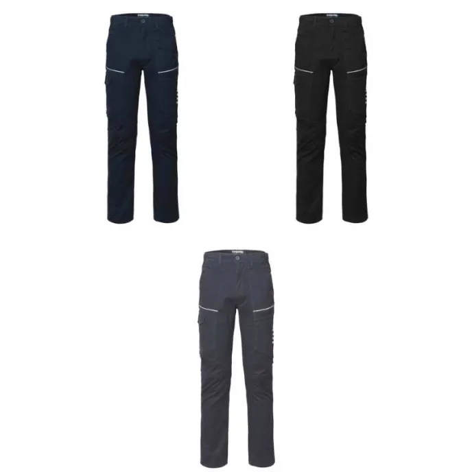 Fuori tutto - Pantaloni da Lavoro Stretch Multitasche da Donna Invernali Rossini R-Stretch Lady A80706 Taglia S Colore Blu Navy