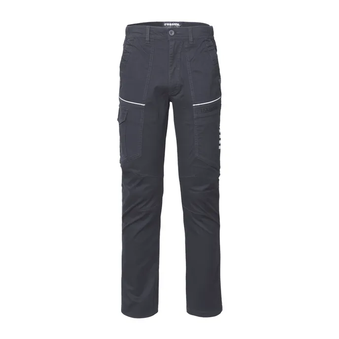 Fuori tutto - Pantaloni da Lavoro Stretch Multitasche da Donna Invernali Rossini R-Stretch Lady A80706 Taglia S Colore Blu Navy