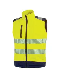 Fuori tutto - Gilet da Lavoro Softshell Stretch Elasticizzato Alta Visibilità U-Power Dany HL173YF taglia M Colore Yellow fluo