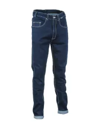 Fuori tutto - Jeans da Lavoro Stretch Elasticizzati Multitasche Cofra Astorga V494-0-00 colore blu taglia 46