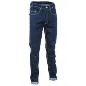 Fuori tutto - Jeans da Lavoro Stretch Elasticizzati Multitasche Cofra Astorga V494-0-00 colore blu taglia 46
