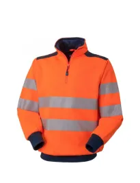 Fuori tutto - Felpa da Lavoro Alta Visibilità Rossini Hi-Vis HH235 Taglia 2XL Colore Arancio