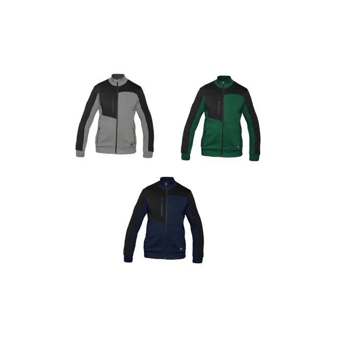 Fuori tutto - Felpa zip lunga da lavoro Multitasche Siggi Nilo 73MG0787/00-1089 taglia M colore Grigio