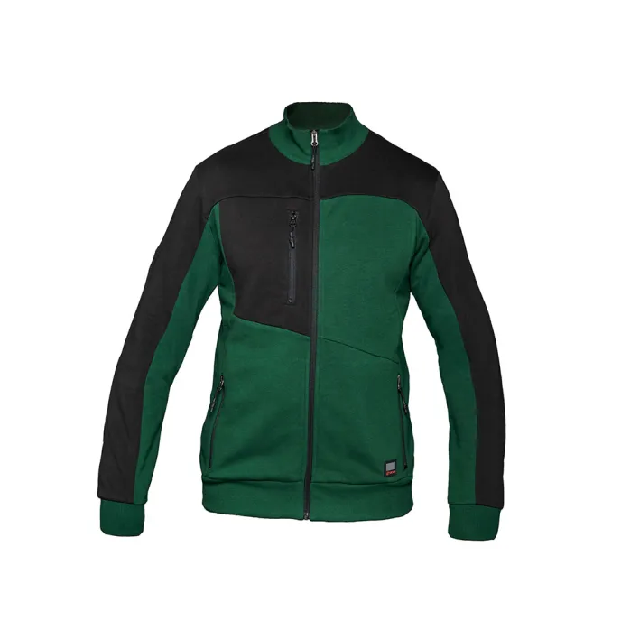 Fuori tutto - Felpa zip lunga da lavoro Multitasche Siggi Nilo 73MG0787/00-1089 taglia M colore Grigio