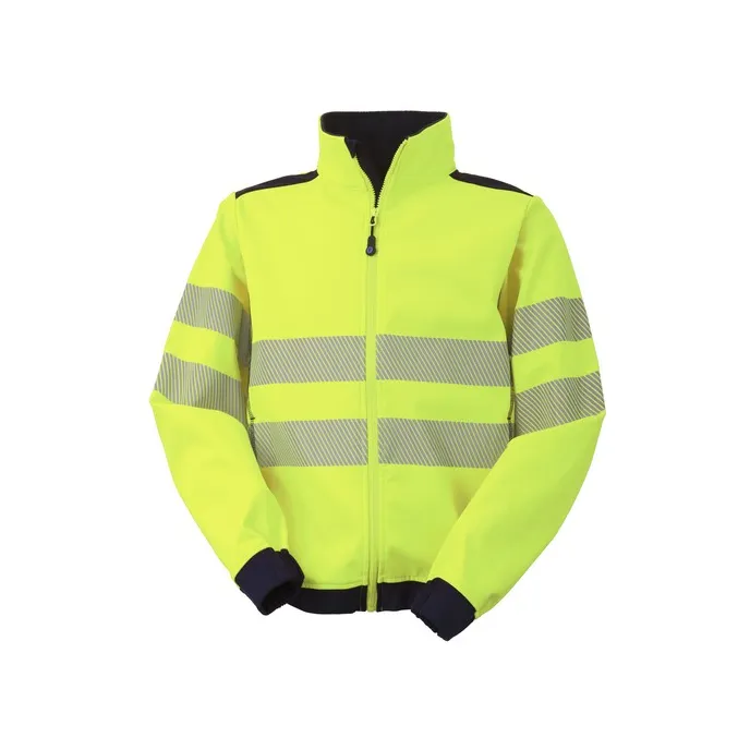 Fuori tutto - Giubbotto da Lavoro Alta Visibilità Stretch Rossini Softshell Hi-Vis HH236 Taglia L Colore Giallo