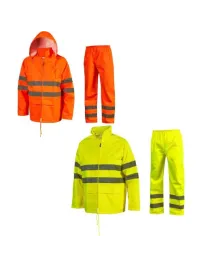 Completo da Lavoro Alta Visibilità Antipioggia U-Power Halley HL393