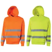 Felpa da Lavoro Alta Visibilità Con Cappuccio U-Power Leonis HL398