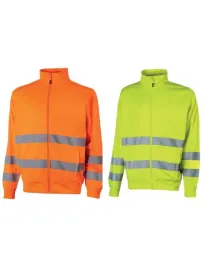 Felpa da Lavoro Alta Visibilità U-Power Lyncis HL397