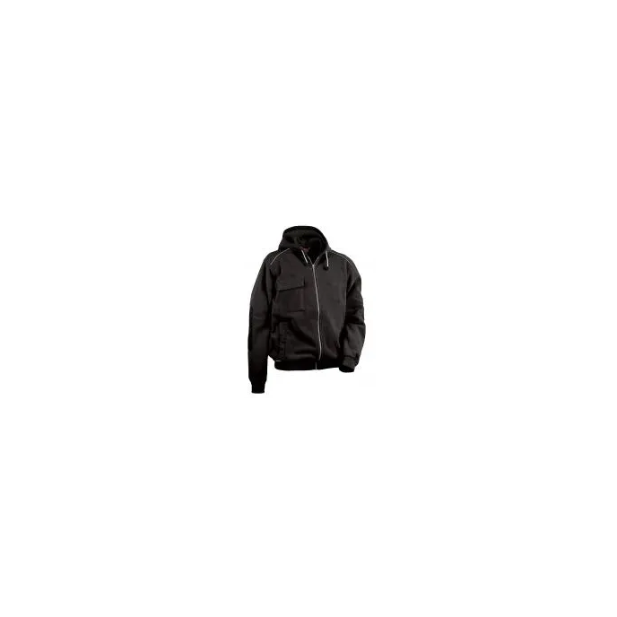 Fuori tutto - Giacca in Pile con Cappuccio da Lavoro Multitasche Cofra Potsdam V130-0-02  taglia L colore navy
