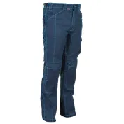 Fuori tutto - Pantaloni da Lavoro Stretch Elasticizzati Multitasche Cofra Pearland V472-0-02 Taglia 58 Colore Antracite Grigio