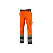 Pantaloni da Lavoro Stretch Multitasche Alta Visibilità U-Power Nova HL401