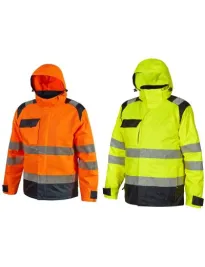 Parka da Lavoro Alta Visibilità Multitasche U-Power Nordlux HL382