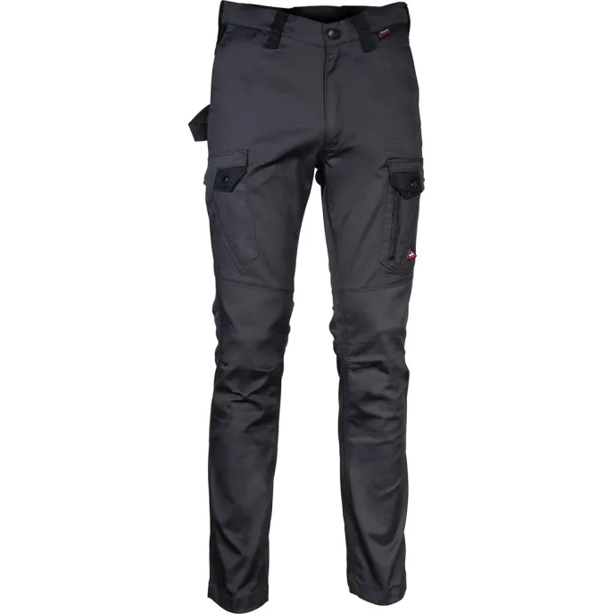 Fuori tutto - Pantaloni da Lavoro Cofra Stretch Multitasche Salanki V722-0-03 Taglia 48 Colore Nero Nero