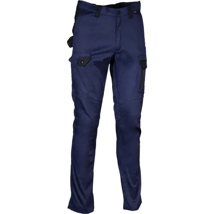 Fuori tutto - Pantaloni da Lavoro Cofra Stretch Multitasche Salanki V722-0-03 Taglia 48 Colore Nero Nero