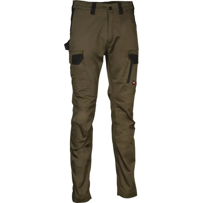 Fuori tutto - Pantaloni da Lavoro Cofra Stretch Multitasche Salanki V722-0-03 Taglia 50 Colore Nero Nero