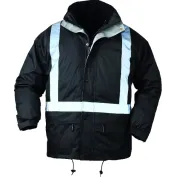 Parka 4 in 1 Coverguard BODYGUARD II 5BODN: 100% PES Spalmato PVC- Nero