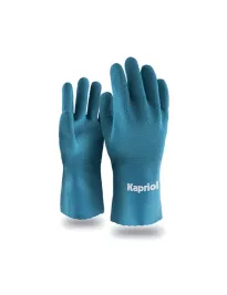 12 Paia - Guanti Da Lavoro Kapriol Blue Latex 127707