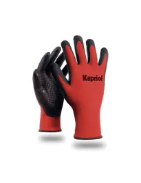 12 Paia - Guanti Da Lavoro Antiscivolo Kapriol In Nitrile Dots 127722