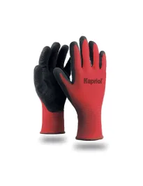 12 Paia - Guanti Da Lavoro Antitaglio Kapriol In Latex EASY GRIP 128020