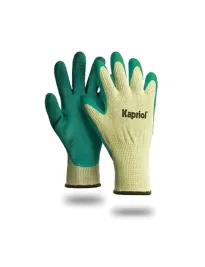 12 Paia - Guanti Da Lavoro Antiscivolo Kapriol in Latex Supergrip 128158