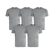 Set 5 T-Shirt Da Lavoro Kapriol 136461 Bianco e Grigio