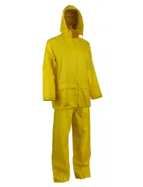 10 Pezzi - Completo Da Lavoro Coverguard Pluvio 5PLS060 Antipioggia