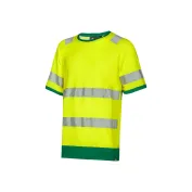 3 Pezzi - T-Shirt da Lavoro Alta Visibilità U-Power Gloss WHL387