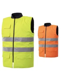 Gilet da Lavoro Rossini Jim Hi-Vis reversibile HH233 Alta Visibilità