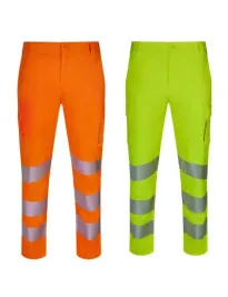 Pantaloni da Lavoro Velilla Alta Visibilità 303031S Multitasche Stretch