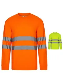 Felpa da Lavoro Velilla 305604 Alta Visibilità