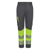 Pantaloni da Lavoro Velilla Alta Visibilità Multitasche Stretch Bicolore 303032S