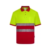 Polo da Lavoro Velilla Alta visibilità 305533 Bicolore