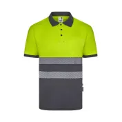 Polo da Lavoro Velilla Alta visibilità 305533 Bicolore