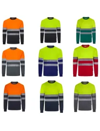 Felpa da Lavoro Velilla Alta visibilità 305635 Bicolore
