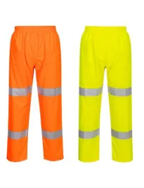 Sovra Pantaloni da Lavoro Portwest  Alta Visibilità S165 Impermeabile Multitasche