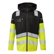 Giacca da Lavoro Portwest Alta Visibilità 2 in 1 Ultimate Modular Hi-Vis BX323 Antipioggia Multitasche
