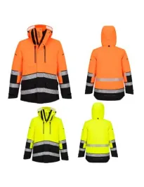 Giacca da Lavoro Portwest Alta Visibilità EV467 Hi-Vis Multitasche Invernale