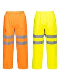 Pantaloni da Lavoro Portwest  Alta Visibilità Extreme Hi-Vis S595 Impermeabile Multitasche