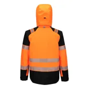 Giubbotto da Lavoro Portwest Alta Visibilità T166 PW3 Hi-Vis Multitasche Impermeabile Stretch