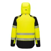 Giubbotto da Lavoro Portwest Alta Visibilità T166 PW3 Hi-Vis Multitasche Impermeabile Stretch