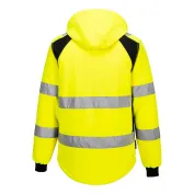 Giacca da Lavoro Portwest Alta Visibilità CD809 Softshell WX2 Imbottito Multitasche Impermeabile
