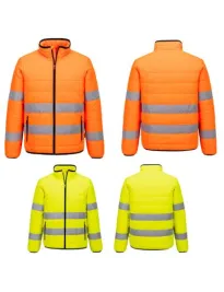 Giacca da Lavoro Portwest Alta Visibilità Baffle Hi-Vis S617 Impermeabile