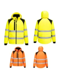 Giacca da Lavoro Portwest Alta Visibilità CD863 Softshell WX2 Multitasche Impermeabile