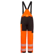 Pantaloni da Lavoro Portwest  Alta Visibilità FR426 Multitasche Ignufugo Impermeabile Invernale Con Bretelle Staccabili